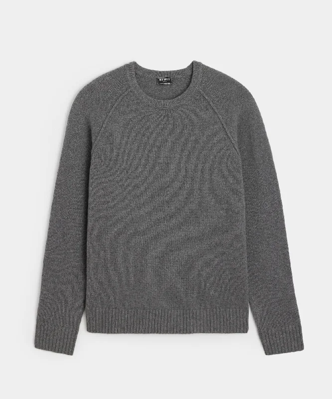 Nomad Cashmere Crewneck in Charcoal