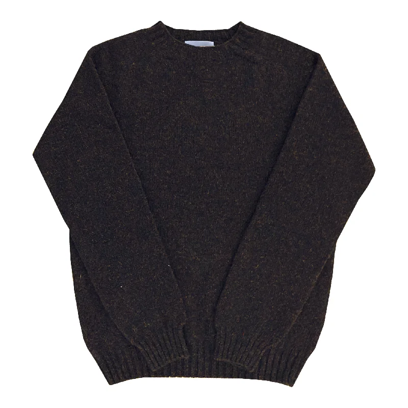 Midnight Lambswool Crewneck Sweater