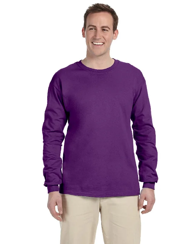 Gildan Ultra Cotton Heavyweight Long Sleeve T-Shirt | Purple