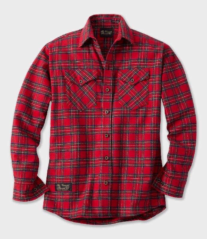 Men's Classic Flannel Shirt - Royal Stewart