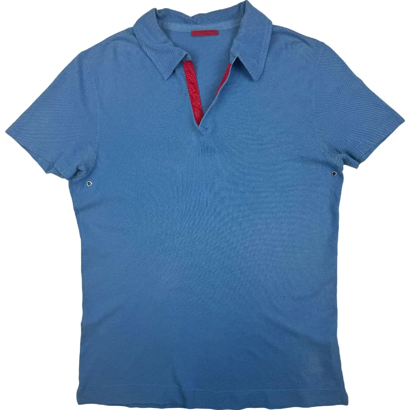 Prada Polo T-shirt Blue