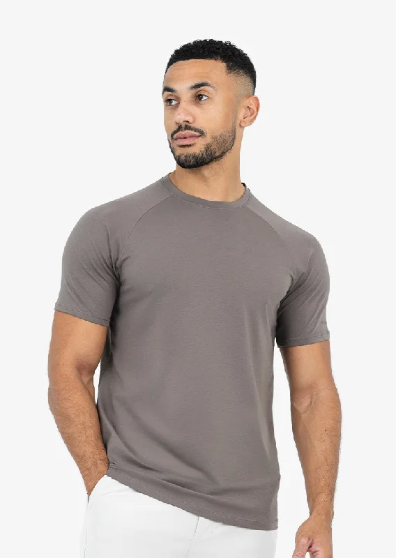 Mens Essential Tee Taupe