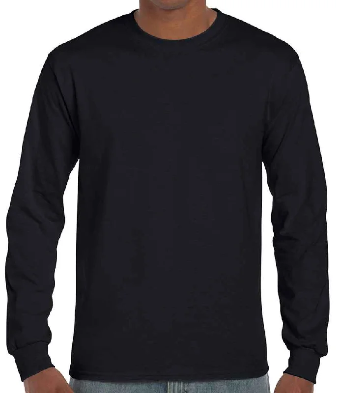 Gildan Ultra Cotton™ Long Sleeve T-Shirt | Black