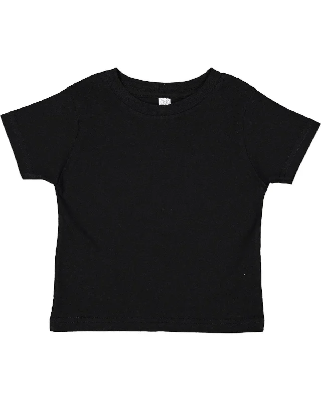 Rabbit Skins Toddler T-Shirt | Black