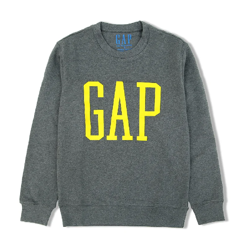 GP - Men 'Charcoal' Gap Printed Terry Sweatshirt GP945