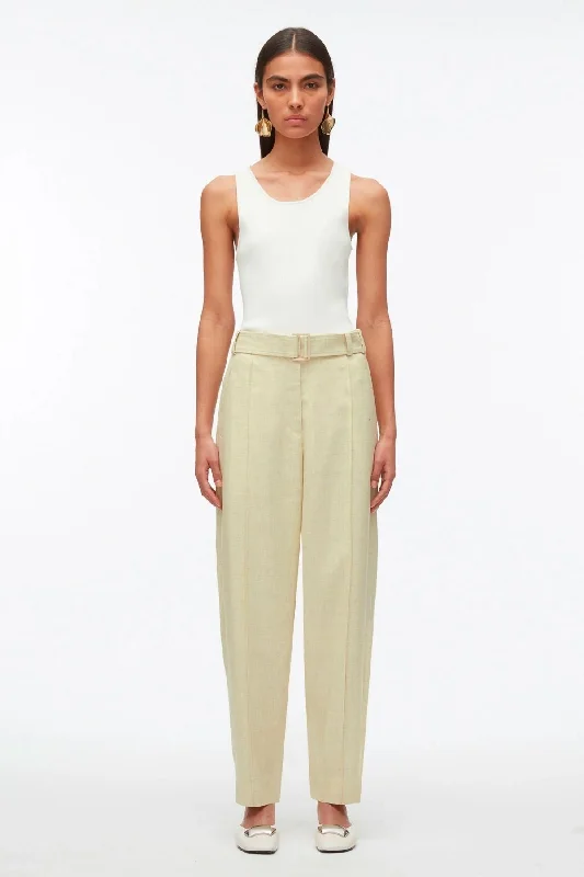 Weekend Shopping Extravaganza 3.1 Phillip Lim Melange Tapered Trouser - Limencello