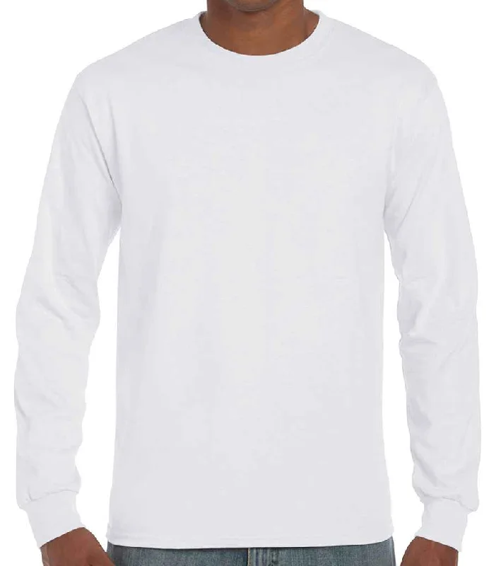 Gildan Ultra Cotton™ Long Sleeve T-Shirt | White