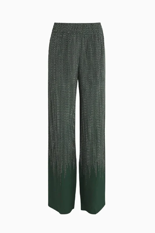 The Best Deal Victoria Beckham Pyjama Trouser - Green Chain