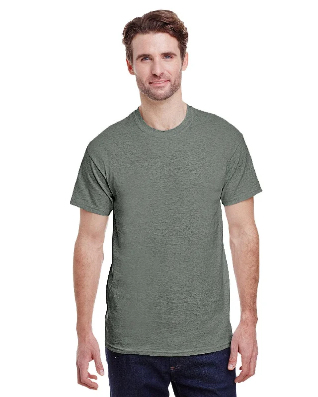 Gildan Heavy Cotton T-Shirt | Hthr Militry Grn