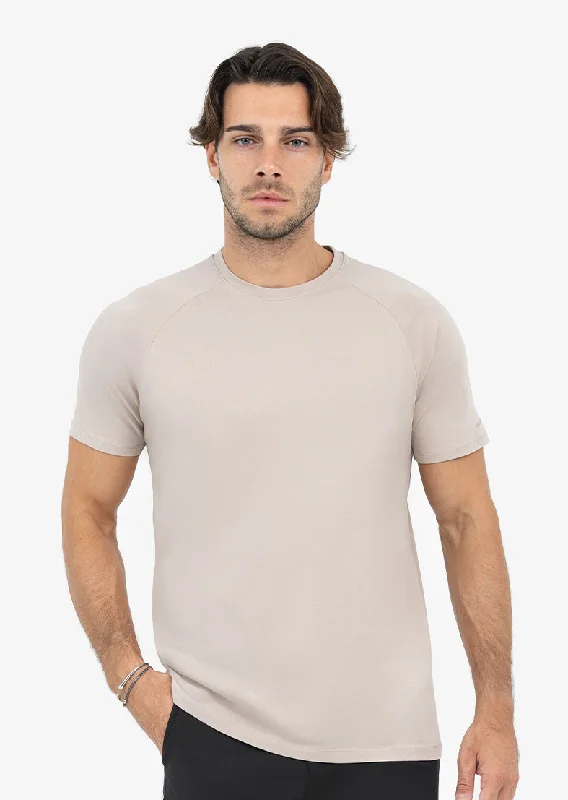 Mens Essential Tee Silver Mink