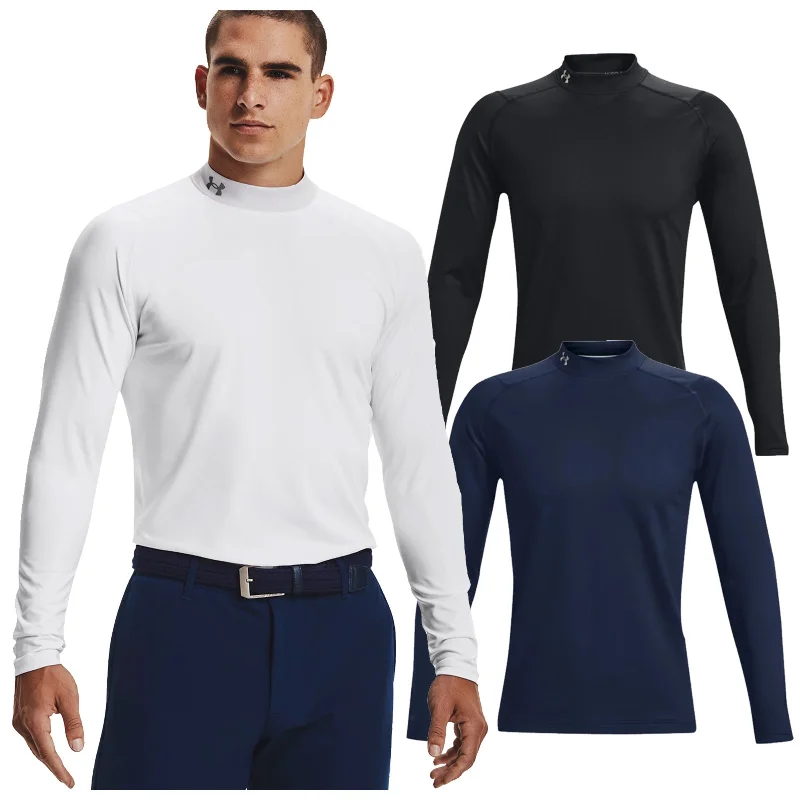 Under Armour Mens CGI Long Sleeve Mock Top