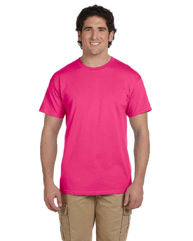 Fruit of the Loom 100% Cotton T-Shirt | Cyber Pink