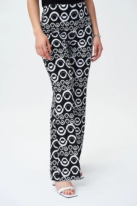 Can't Beat Joseph Ribkoff Geometric Print Wide Leg pants