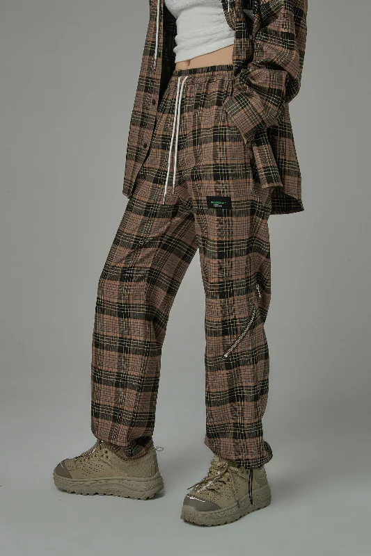 Weekend Special What Is In Your Head Checkered Pants