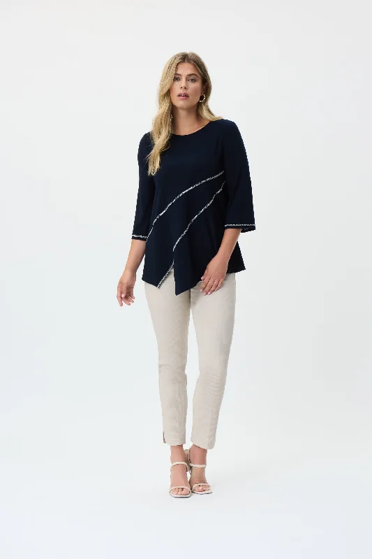 Weekend Specials to Relish Joseph Ribkoff Jacquard Straight Pull-On Pants
