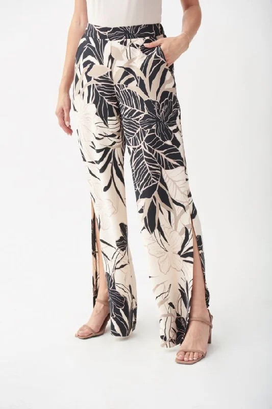 Weekend Savings Bonanza Joseph Ribkoff Tropical Wide Leg Pants