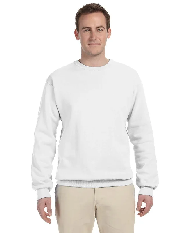 Jerzees 50/50 Crewneck Sweatshirt | White