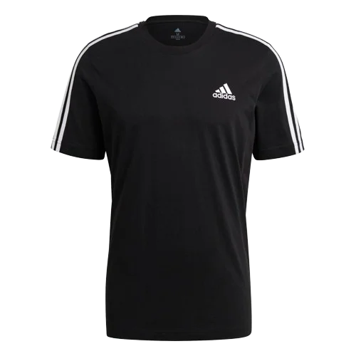 Adidas Essentials 3-Stripes Tee - Mens - Black