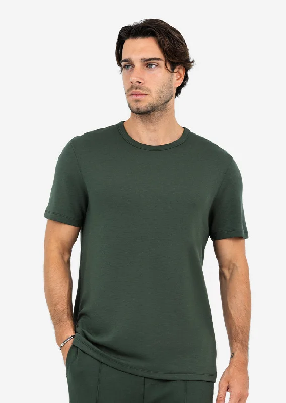 Mens All Around Lounge Tee Deep Green