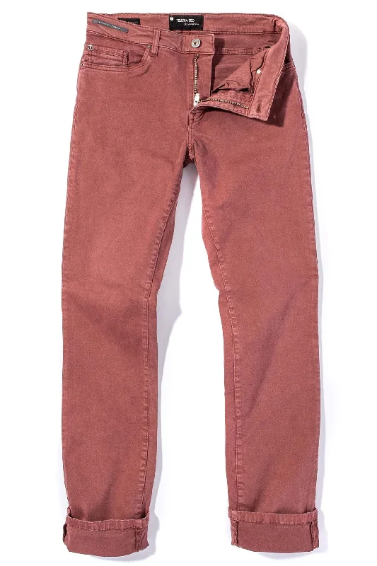 Ryland Rugged Soft Touch Cotton Jeans in Arancio