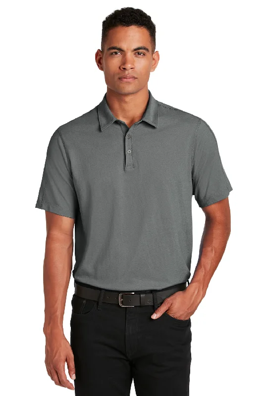 Ogio Mens Onyx Moisture Wicking Short Sleeve Polo Shirt - Petrol Grey