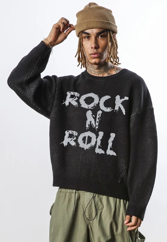 ROCK N ROLL KNIT BLACK