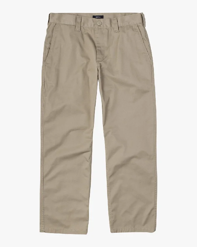 Americana Relaxed Fit Chino Pants - Khaki