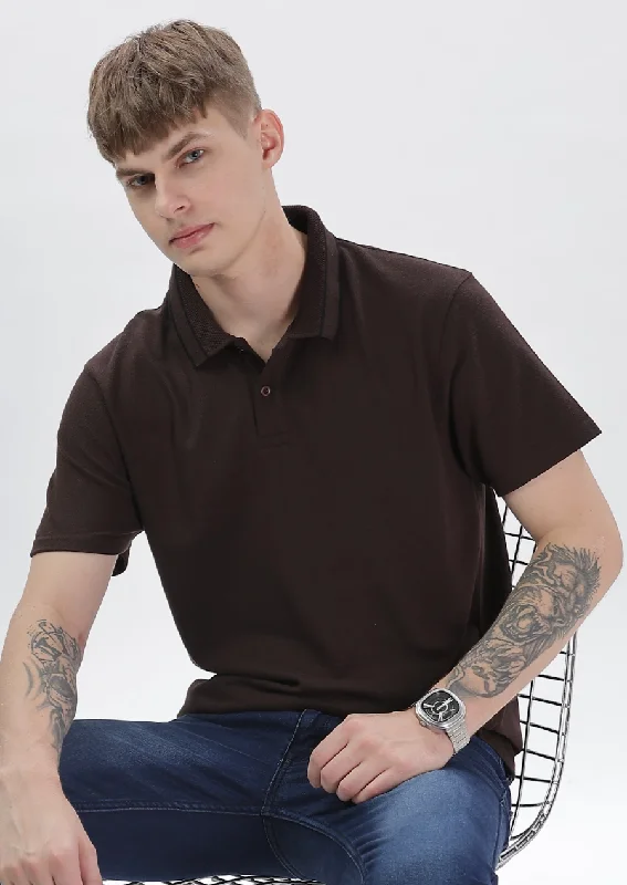 Coffee Brown - Polo Tshirt