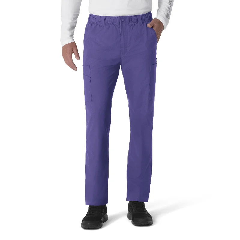 Carhartt Force Essentials Men's Straight Leg Cargo Scrub Pant - Grape