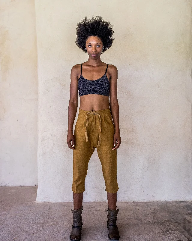 Take Action Linen Pants - Tumeric