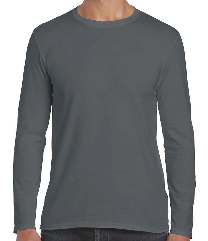 Gildan SoftStyle® Long Sleeve T-Shirt | Charcoal