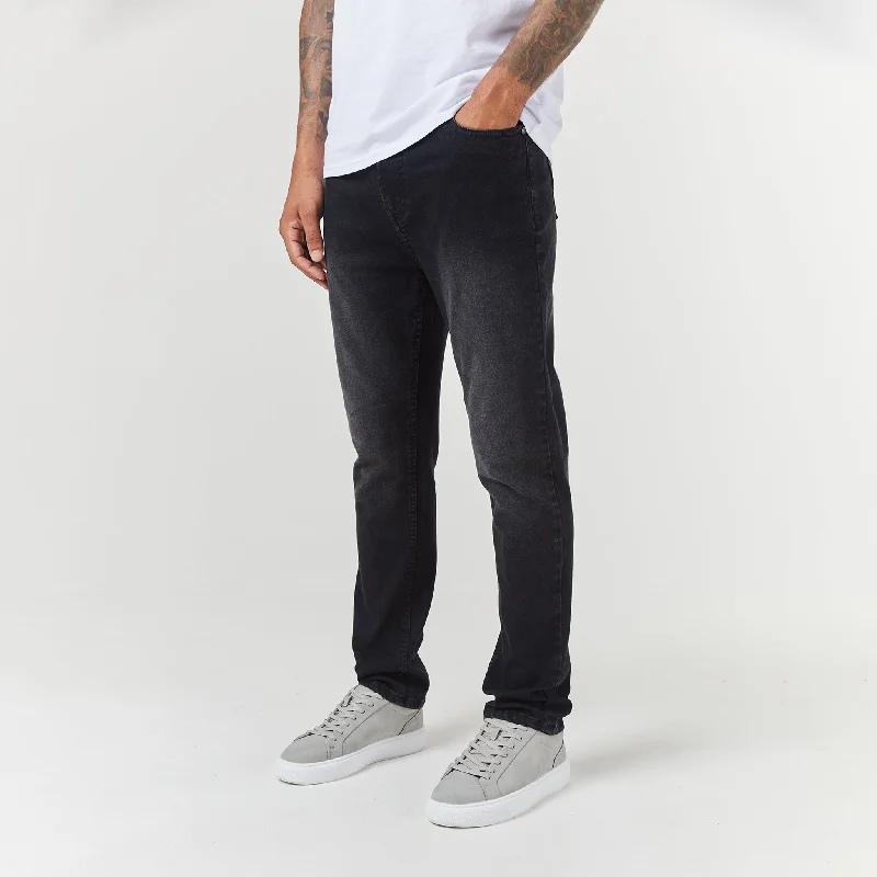 Regular Fit Denim Jean | Black Wash