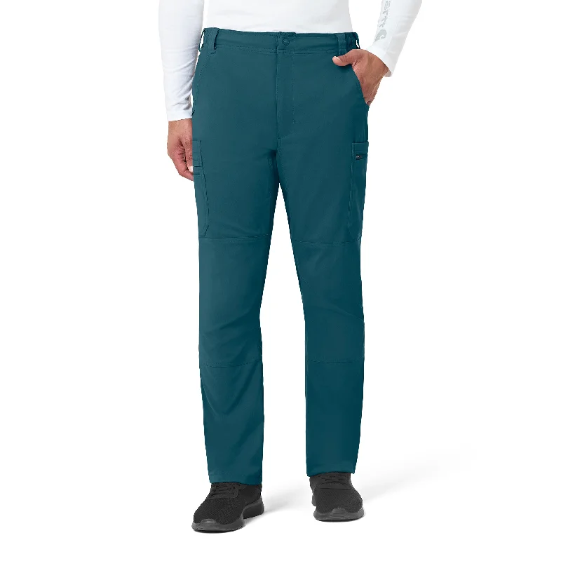 Carhartt Rugged Flex Peak Men's Straight Leg Cargo Scrub Pant - Caribbean Blue