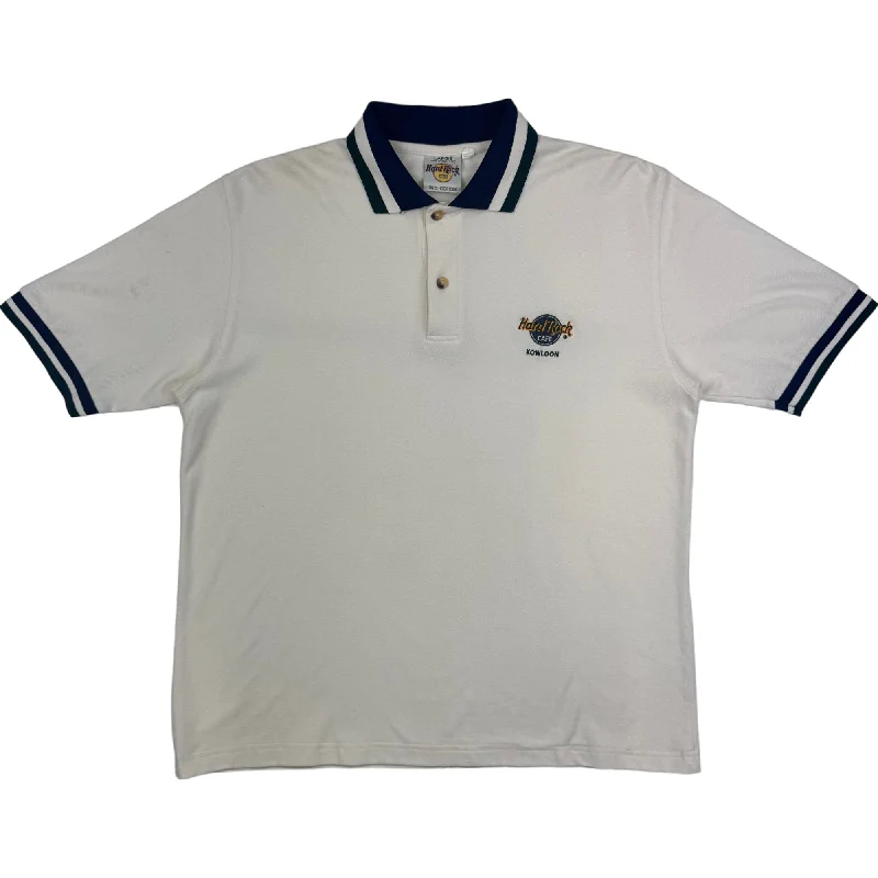 Hard Rock Cafe Kowloon Polo Shirt Cream