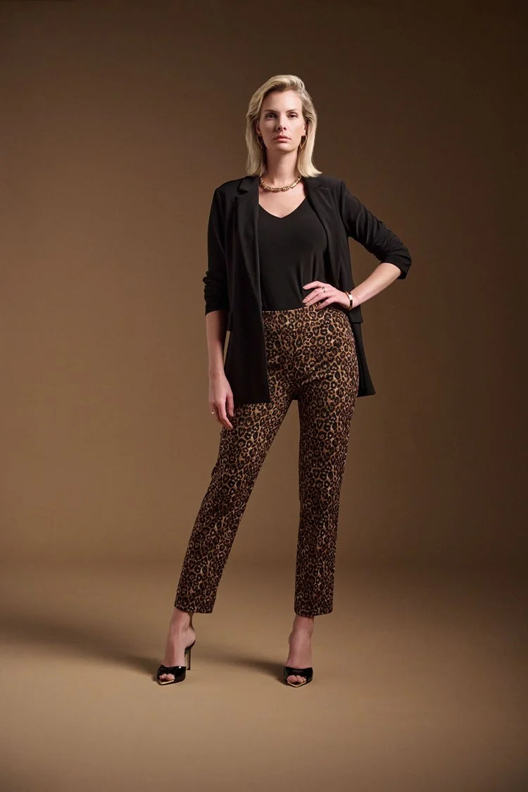 Weekend-Only Price Drops Joseph Ribkoff Silky Knit Animal Print Pull-On Pants