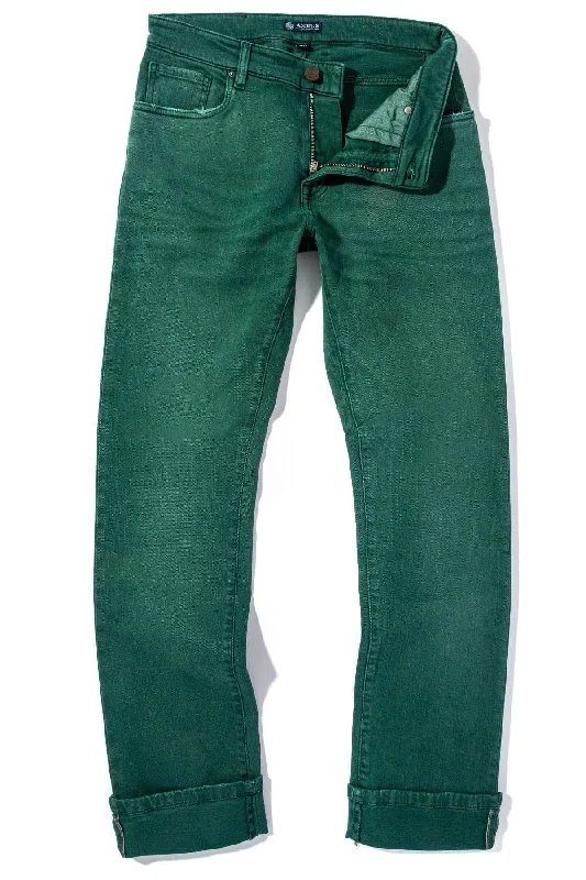 Tucson Selvedge Denim In Green