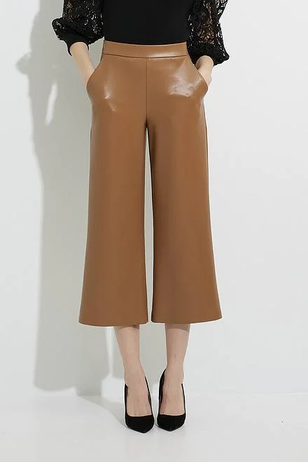 Year-End Sale Joseph Ribkoff Faux Leather Flared Pants