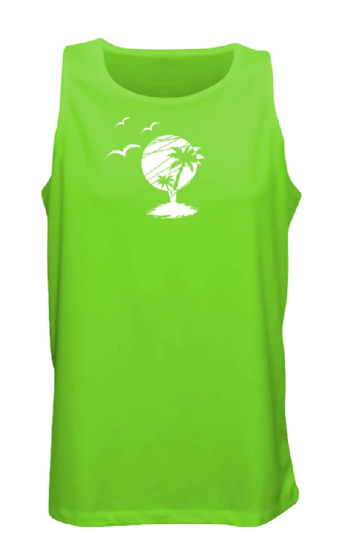 Men's Reflective Tank - Paradise