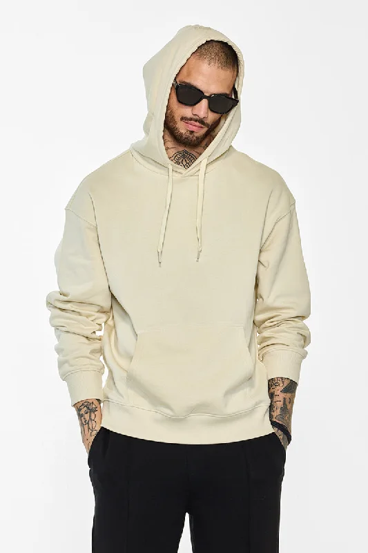 Core Lab Cream Solid Hoodie