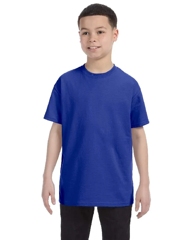 Gildan Youth Lightweight 100% Cotton T-Shirt | Cobalt