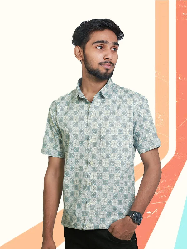 Half-Sleeve Cotton Mix Casual Shirt - Only ₹298