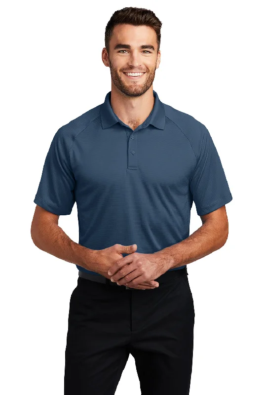 Port Authority Mens Crossover Moisture Wicking Short Sleeve Polo Shirt - Regatta Blue