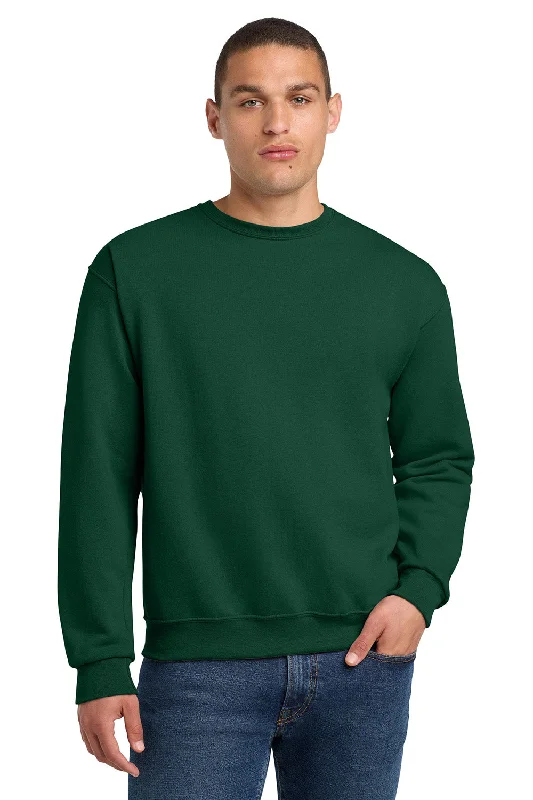 Jerzees Mens NuBlend Fleece Crewneck Sweatshirt - Forest Green