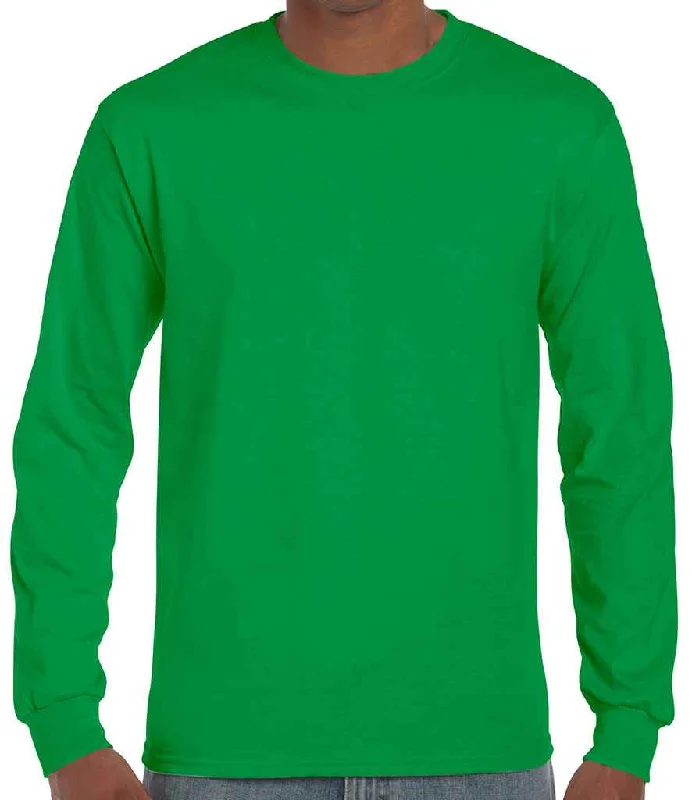 Gildan Ultra Cotton™ Long Sleeve T-Shirt | Irish Green