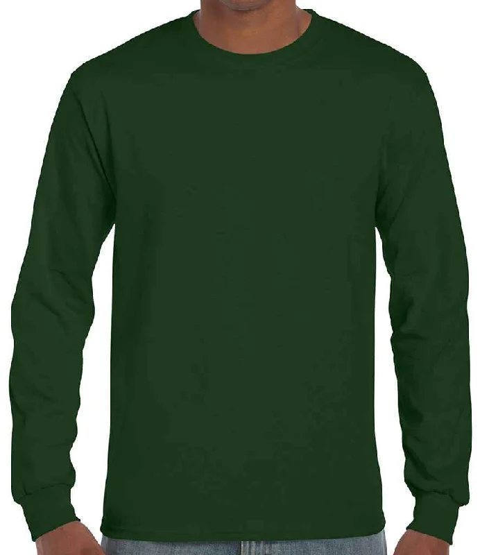 Gildan Ultra Cotton™ Long Sleeve T-Shirt | Forest Green