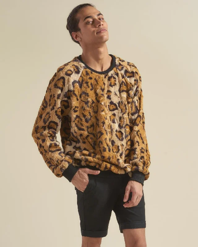 Cheetah ULTRA SOFT Faux Fur Sweater | Men's