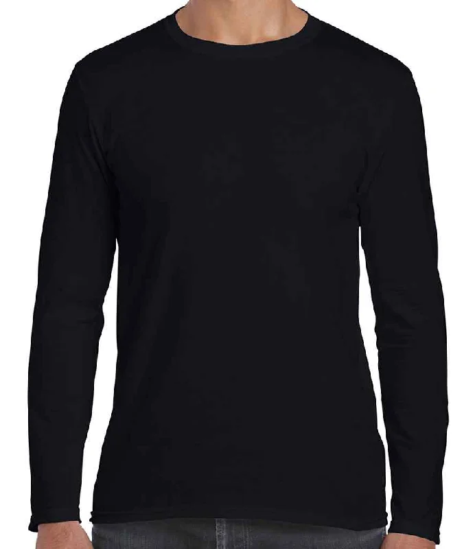 Gildan SoftStyle® Long Sleeve T-Shirt | Black