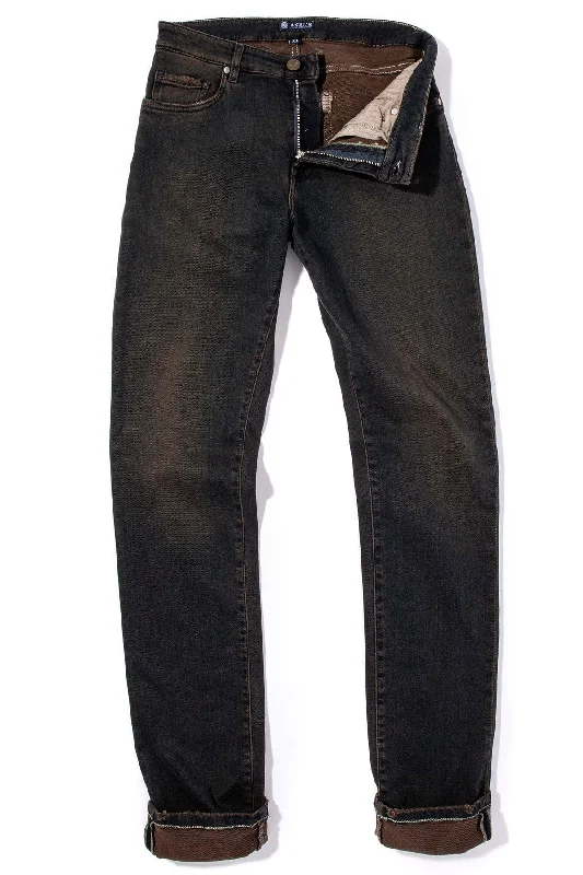 Waylon Over-Dyed Stretch Denim In Desert