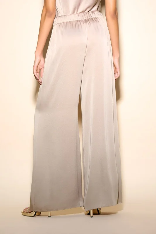 Shop the Weekend Away Joseph Ribkoff Satin Wide Leg Pants