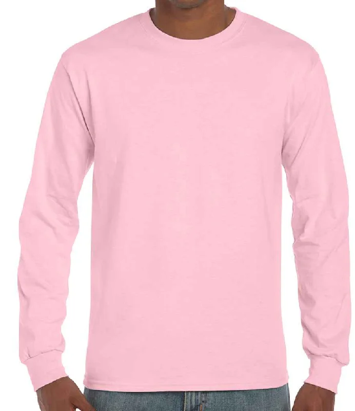 Gildan Ultra Cotton™ Long Sleeve T-Shirt | Light Pink